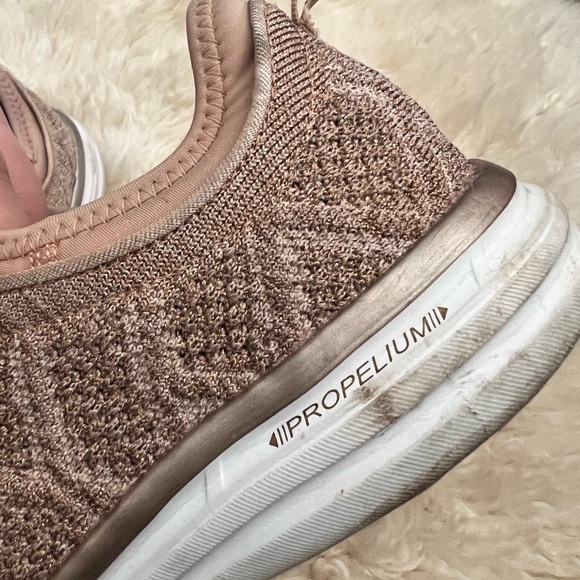 APL Women's Rose Gold Metallic TechLoom Phantom Sneakers - Picture 4 of 7